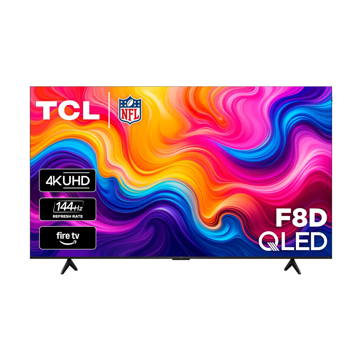 TCL 98-Inch F8D Series 144Hz 4K UHD QLED Smart Fire TV, HDR, 98F8D (2026)