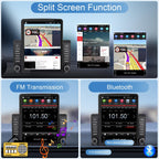 9.7inch Car Stereo Radio for Nissan Frontier 2015-2021 with Wireless CarPlay Android Auto, IPS Touch Screen Bluetooth 5G WiFi GPS Navigation AHD 1080P Rear Camera FM/RDS/SWC, 2+64G