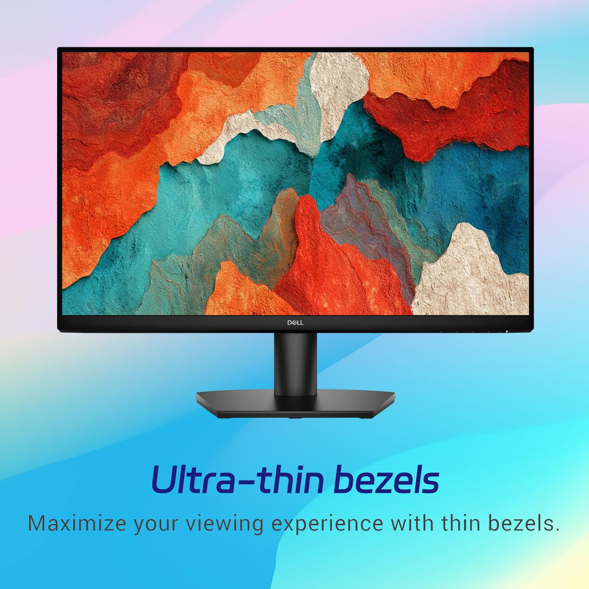 Dell 24 inch Monitor, FHD (1920 x 1080), IPS Display, 144Hz Refresh Rate, AMD FreeSync, 1ms MPRT, Anti-Glare Screen, for Home Office & Gaming, 2 X HDMI 1.4, Ultra-Thin Bezel, VESA, Tilt Adjustable
