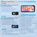 Carpuride W603 6.3" Motorcycle Wireless CarPlay & Android Auto