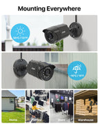 ZOSI 3K Lite 16CH Security Camera System, 16X CCTV Wired Cameras, 2TB HDD