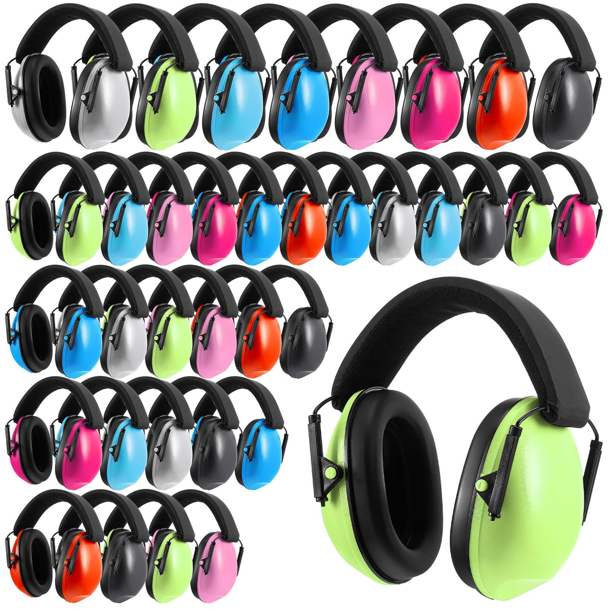 36 Pcs Kids Ear Protection Noise Cancelling Headphones, 8 Colors