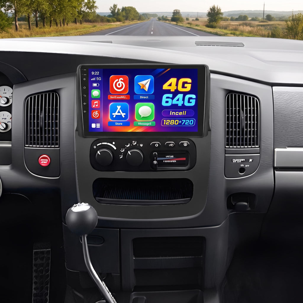 4+64G Android 15 Car Stereo for Dodge RAM (LHD) 1500/2500/3500 2002-2005