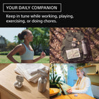 Sony LinkBuds Clip Open-Ear Truly Wireless Earbuds Clip-On Design, Black