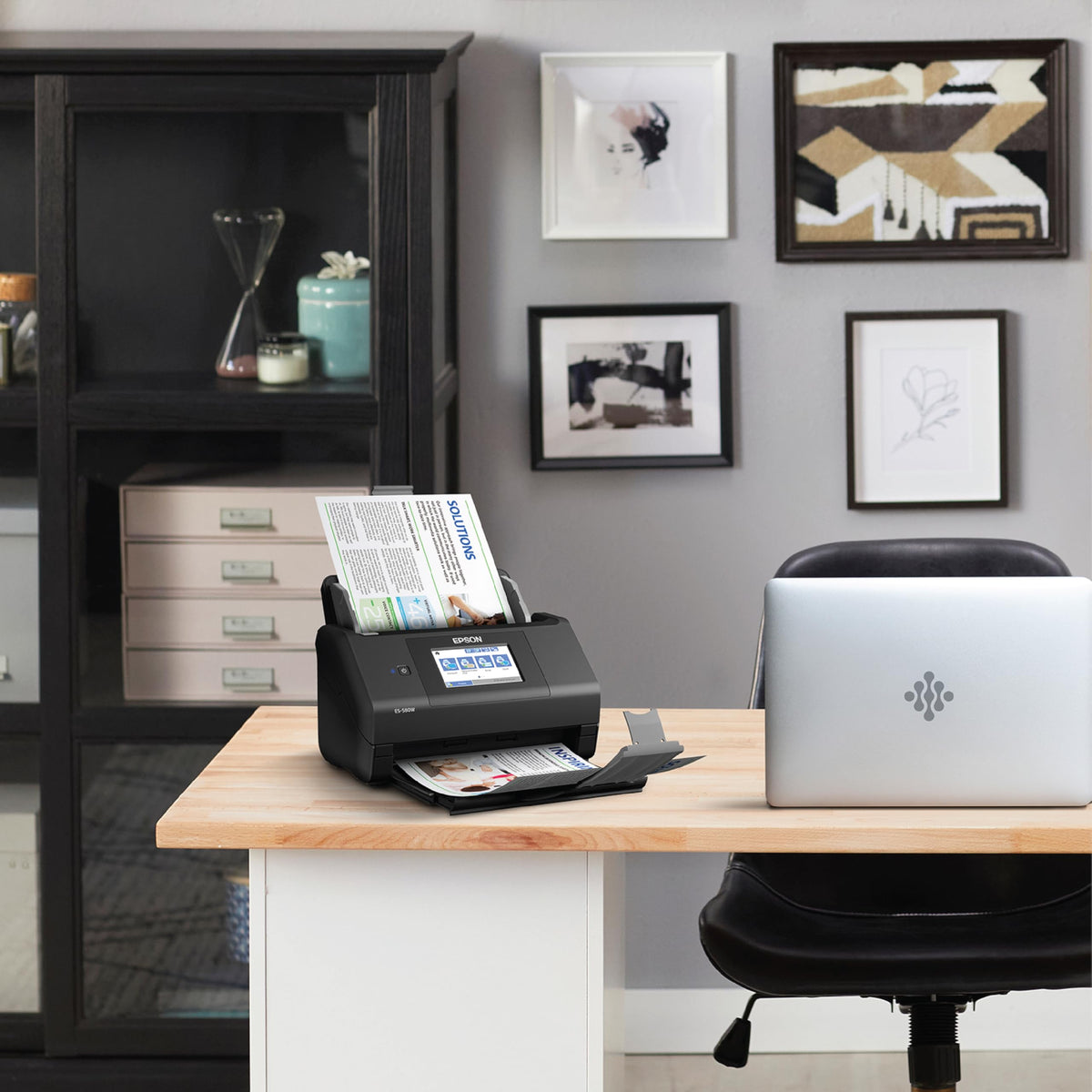 Epson Workforce ES-580W Wireless Color Duplex Desktop Document Scanner