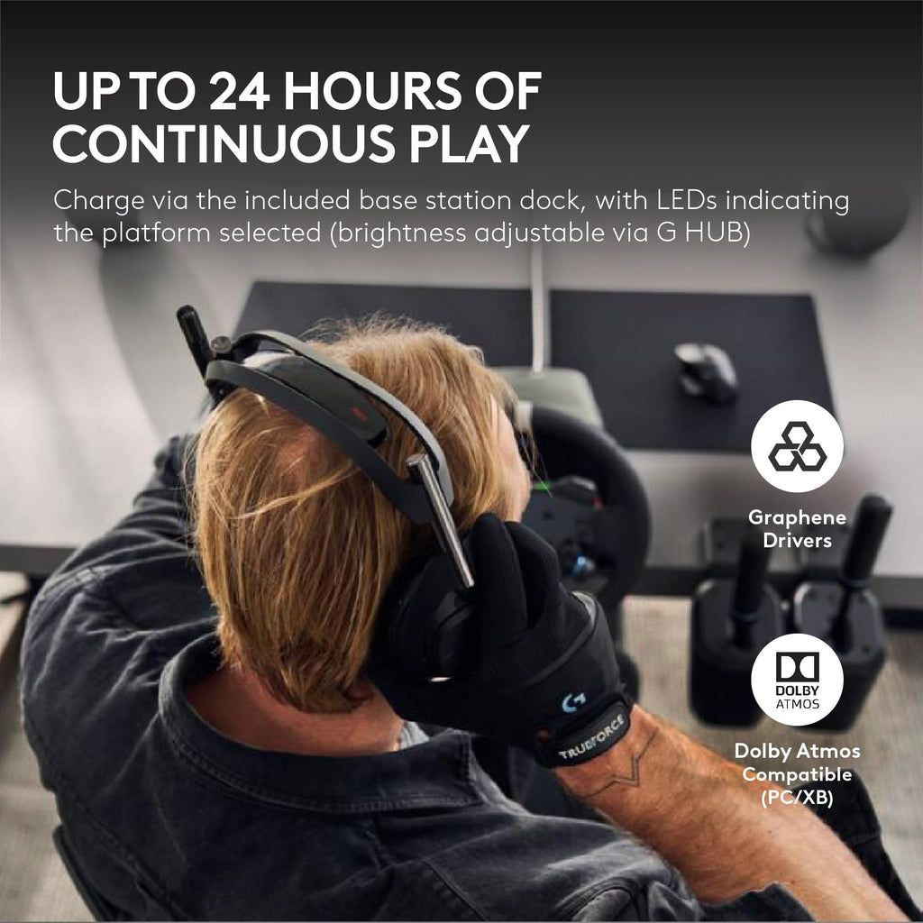 Logitech G Astro A50 X Multi-Platform Wireless Gaming Headset - Black