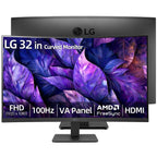 LG 27 Inch IPS Monitor, Full HD (1920 x 1080) Display, 120Hz, 1ms MBR, 99% sRGB, HDR10, WebOS, Tilt Adjustable, HDMI x 1, Borderless Display for Gaming and Office