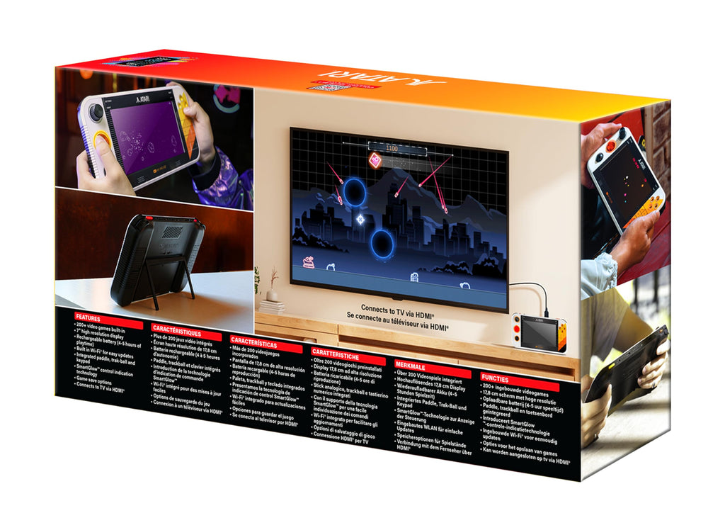 My Arcade Atari Gamestation Go: 200+ Preloaded Retro Games, Includes PACMAN