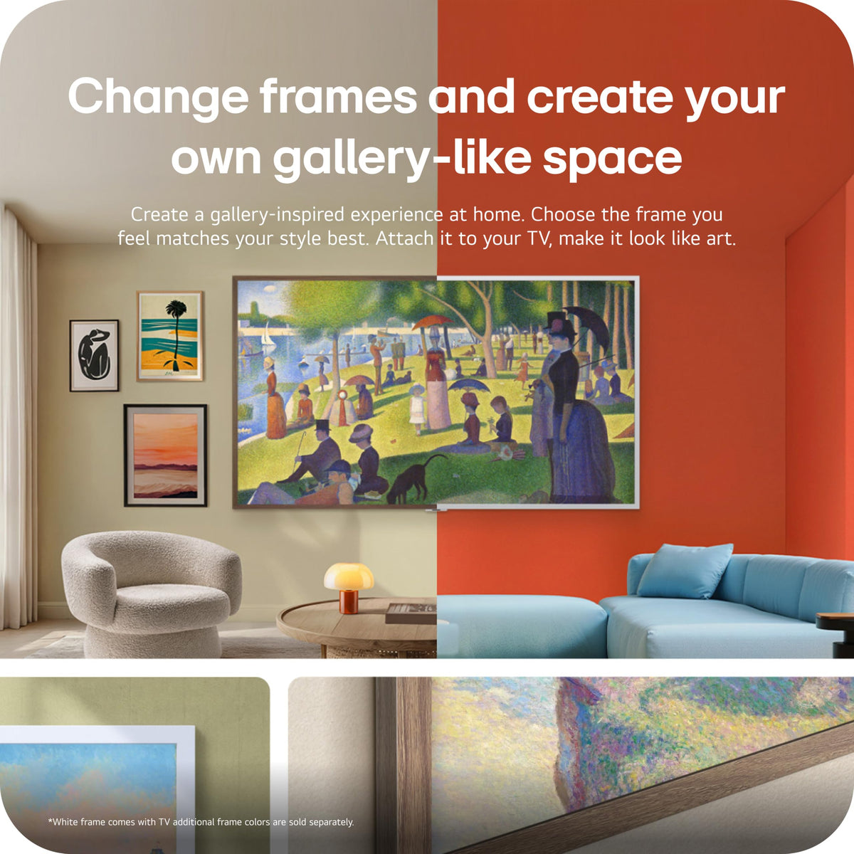 LG 55 Inch Class LG Gallery TV with Frame LX7B Mini LED 4K Smart TV 2026