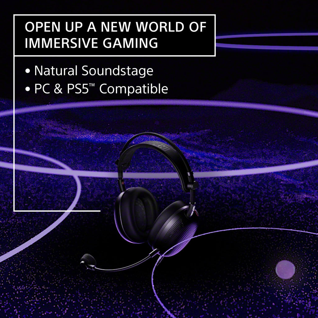 Sony INZONE H6 Air Wired Open-Back Gaming Headset with Mic, Black