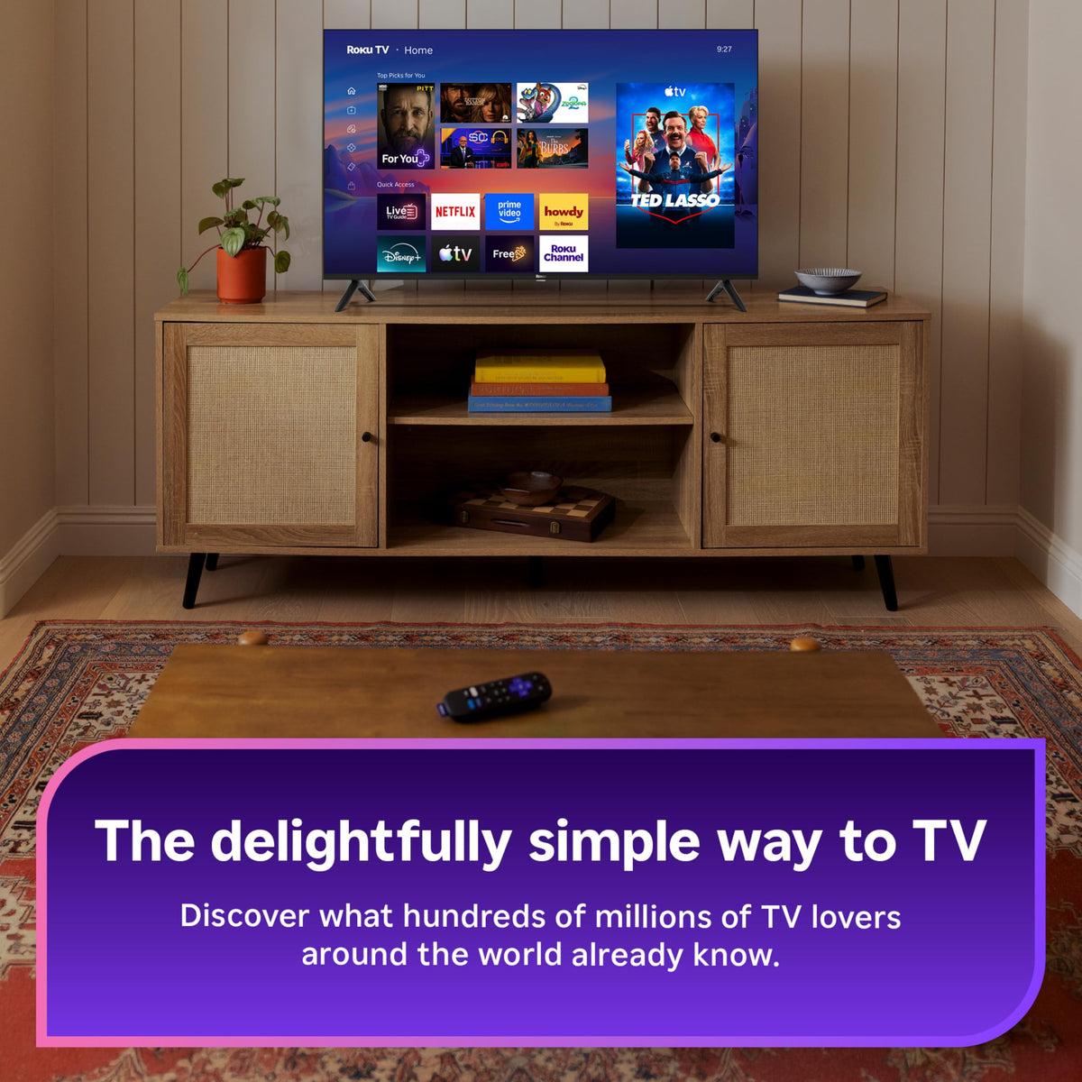 Roku 50-Inch Select Series Smart TV 2026-4K (2160p) QLED TV