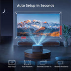 U1 PRO Native 4K UHD Google TV Projector 1700 ANSI Lumens