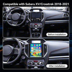 Android 14 Car Radio Compatible with Subaru XV/Crosstrek 2018–2021,4G+64G,9.7" Touch Screen Car Stereo with Wireless Carplay&Android Auto,FM/GPS/SWC/Mirror Link/Backup Camera