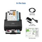 Epson Workforce ES-500W II Wireless Color Duplex Desktop Document Scanner