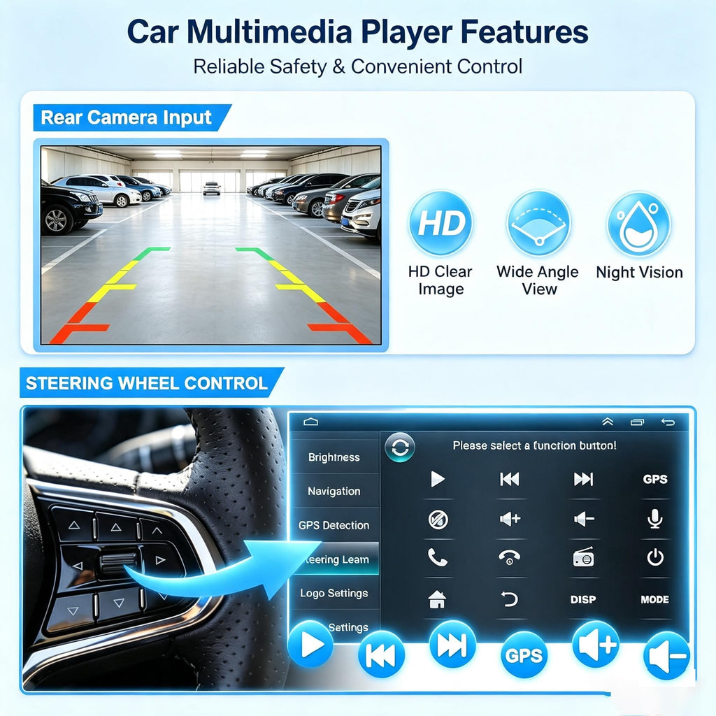 13 inch 2K Touch Screen Android Radio for 【Ford Ranger 2015-2020】 Car Stereo Replace GPS Navigation Upgrade Head Unit Video Multimedia Player Wireless Carplay