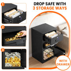 23.6''H Deposit Drop Safe with Drop Slot, Money Drop Safe for Business