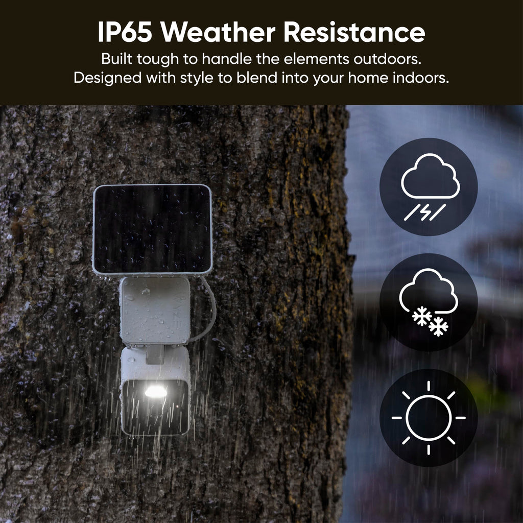 WYZE Solar Cam Pan, 2K Security Cameras Wireless Outdoor,（4-Pack）