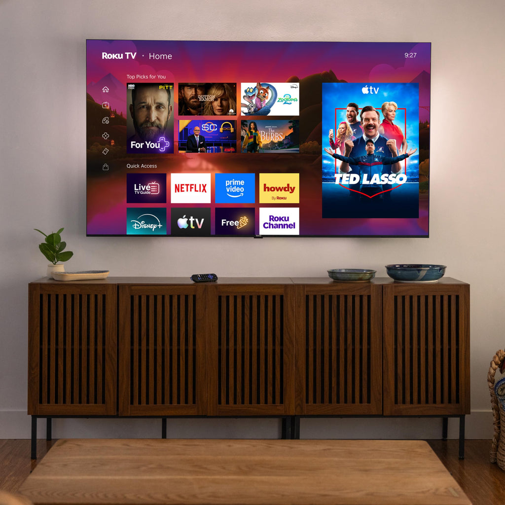 Roku 55-Inch Plus Series Smart TV - 4K QLED Mini-LED TV - RokuTV