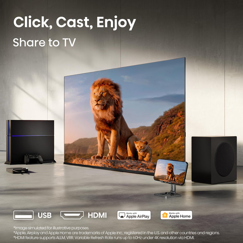 Hisense 50" Class E6SR Series Hi-QLED 4K UHD Smart Roku TV (50E6SR, 2026 Model) - Dolby Vision, Game Mode Plus, VRR, ALLM, DTS Virtual:X, Apple AirPlay, Compatible with Alexa and Google Assistant
