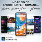TCL NXTPAPER 70 Pro Phone Bundle with CrystalClip Open Ear Clip-On Earbuds