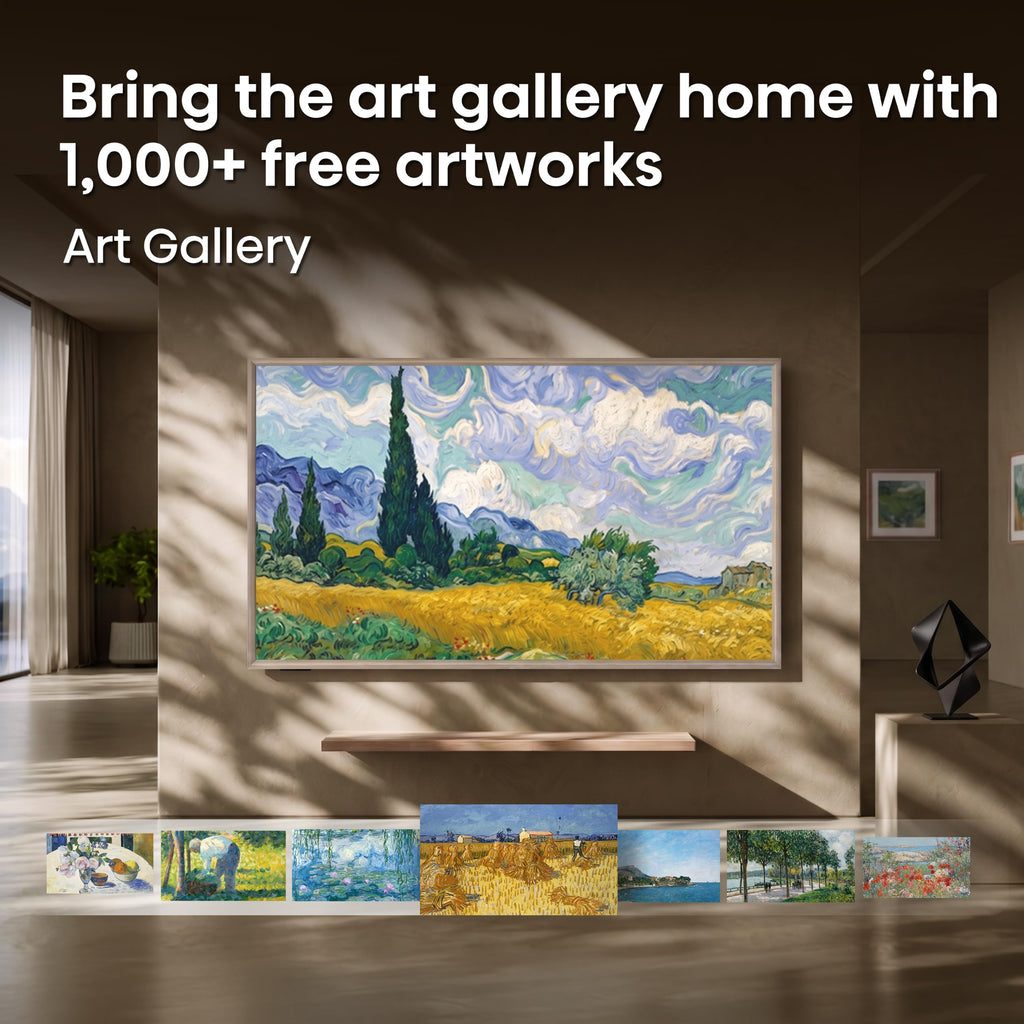 Hisense 55“ Hi-QLED S7 CanvasTV Series 4K UHD Art Google Smart TV (55S7SG, 2026 New) - 144Hz, Art Mode, Anti-Glare Panel, Dolby Vision HDR, Hi-Matte Display, Frame & UltraSlim Wall Mount Included