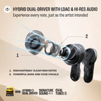 JBL Tour Pro 3 True Wireless Earbuds, Smart Noise Cancelling - Black
