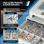 Electronic Cash Register,8-Digital LED,48 Keys