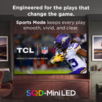TCL 55 Inch QM7L Series SQD-Mini LED QLED 4K Smart Google TV 55QM7L, 144Hz