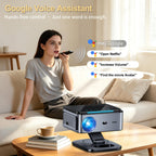 Google TV Smart Projector 4K, 2500 ANSI Projector With WiFi and Bluetooth