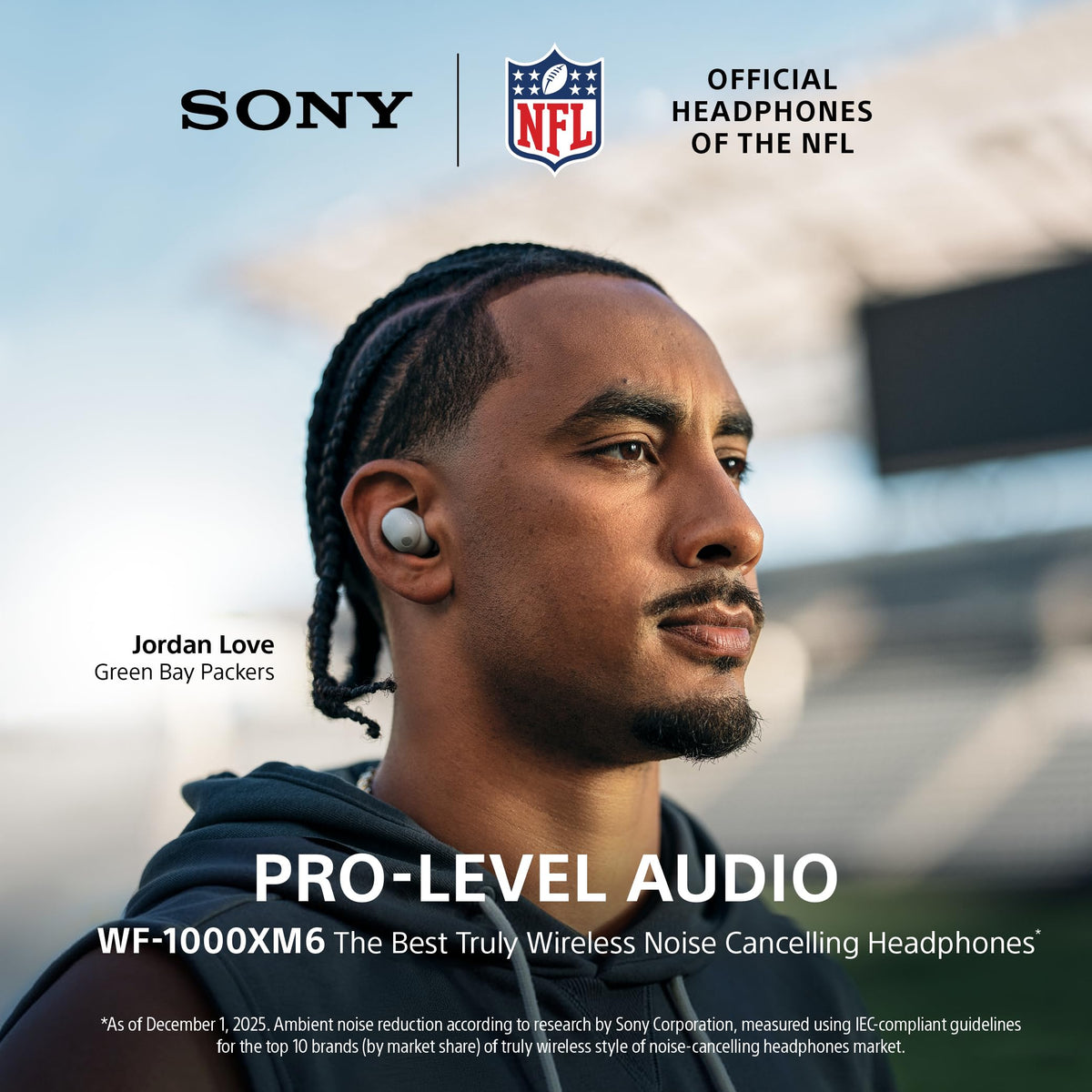 Sony WF-1000XM6 The Best Noise Cancelling Wireless Earbuds, Black