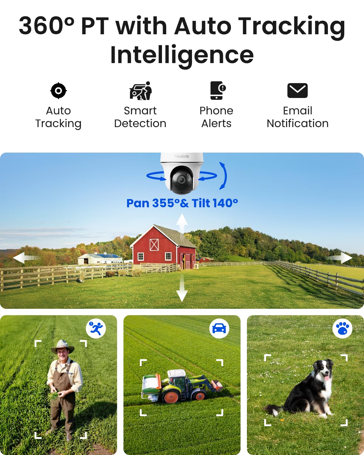 REOLINK 2K+ 4G LTE Cellular Security Camera Wireless Outdoor