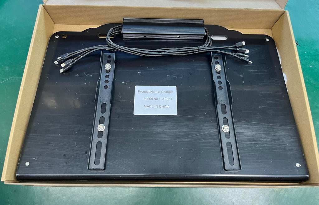 Wall Mounted Cell Phone Charging Station | 8 Ports High Speed Cables Charging Dock with Apple,Type-C,Android Port | Applicable for Airport/Hotel/Hospital/Banks/Shopping Malls