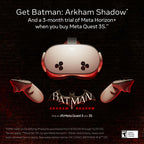 Meta Quest 3S 128GB | VR Headset — Get Batman: Arkham Shadow Included