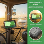 GPS Guidance System for Farm Tractors,Touchscreen Rtk Gnss with Ab Line Navigation,Fits All Tractor Models.Straight AB Line Navigation for Precision Farming