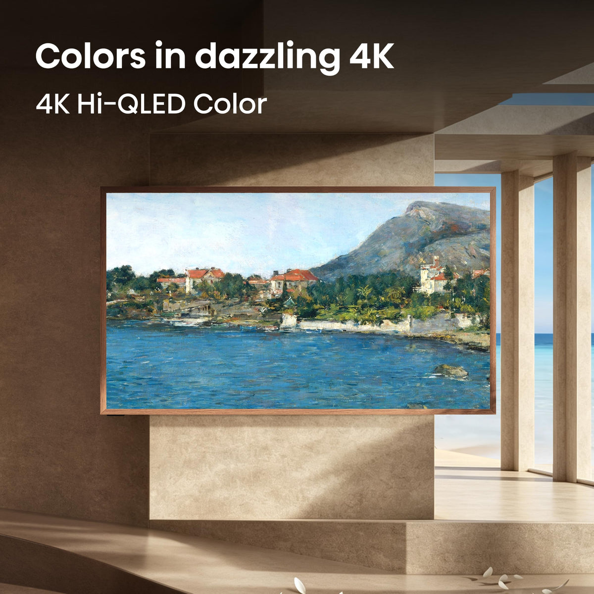 Hisense 55“ Hi-QLED S7 CanvasTV Series 4K UHD Art Google Smart TV (55S7SG, 2026 New) - 144Hz, Art Mode, Anti-Glare Panel, Dolby Vision HDR, Hi-Matte Display, Frame & UltraSlim Wall Mount Included
