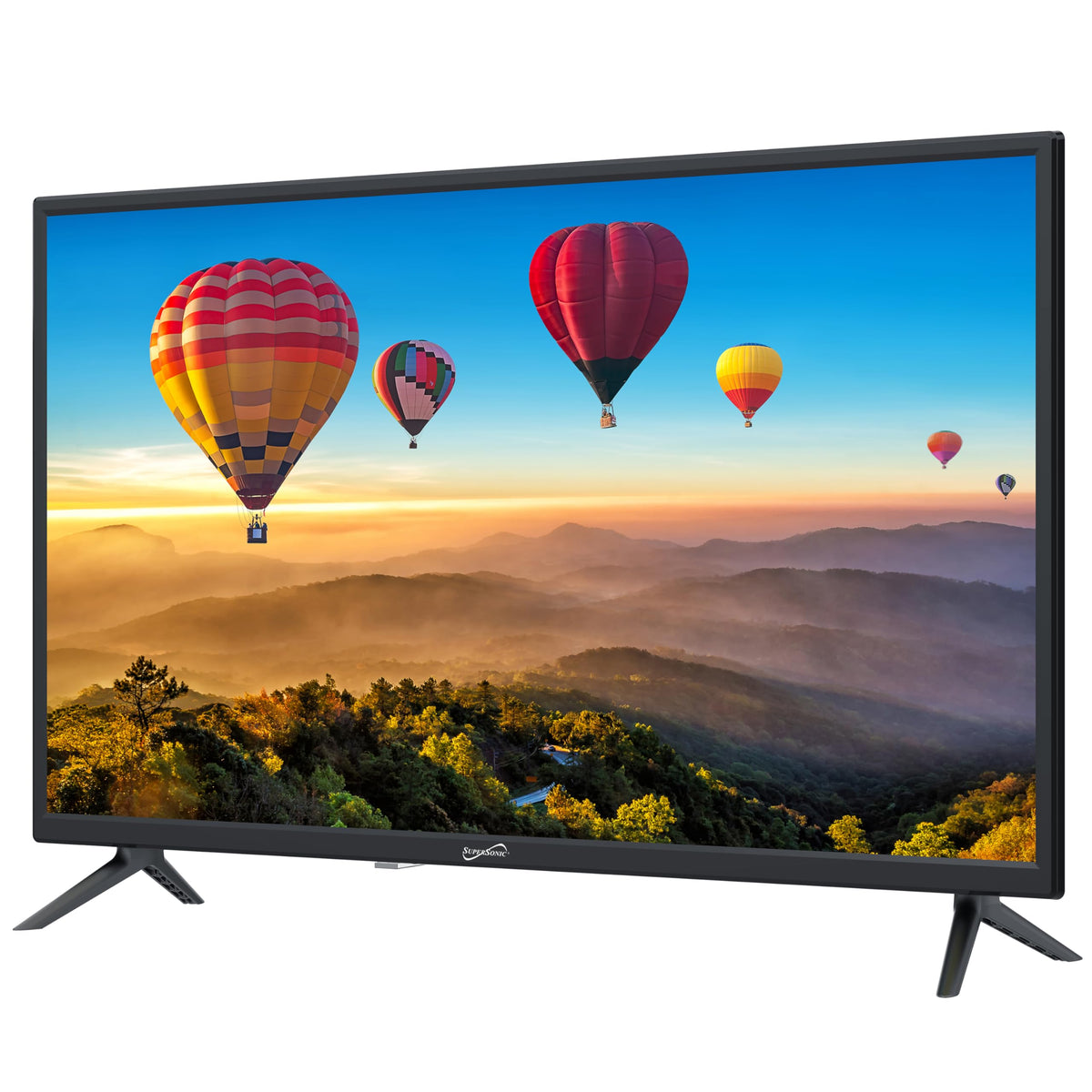 Supersonic SC-3210 31.5-Inch DLED HDTV with ATSC & NTSC, HDMI Input, USB Compatibility, 1080p Resolution, Dynamic Contrast, Wide Viewing Angle, Digital Noise Reduction, Audio Options, Multi-Language