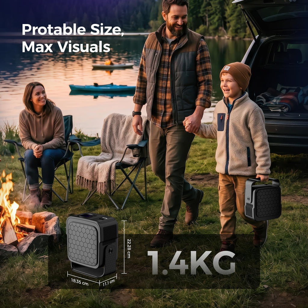 Projector【Compatible with Google TV & 4K Support】Portable Projector