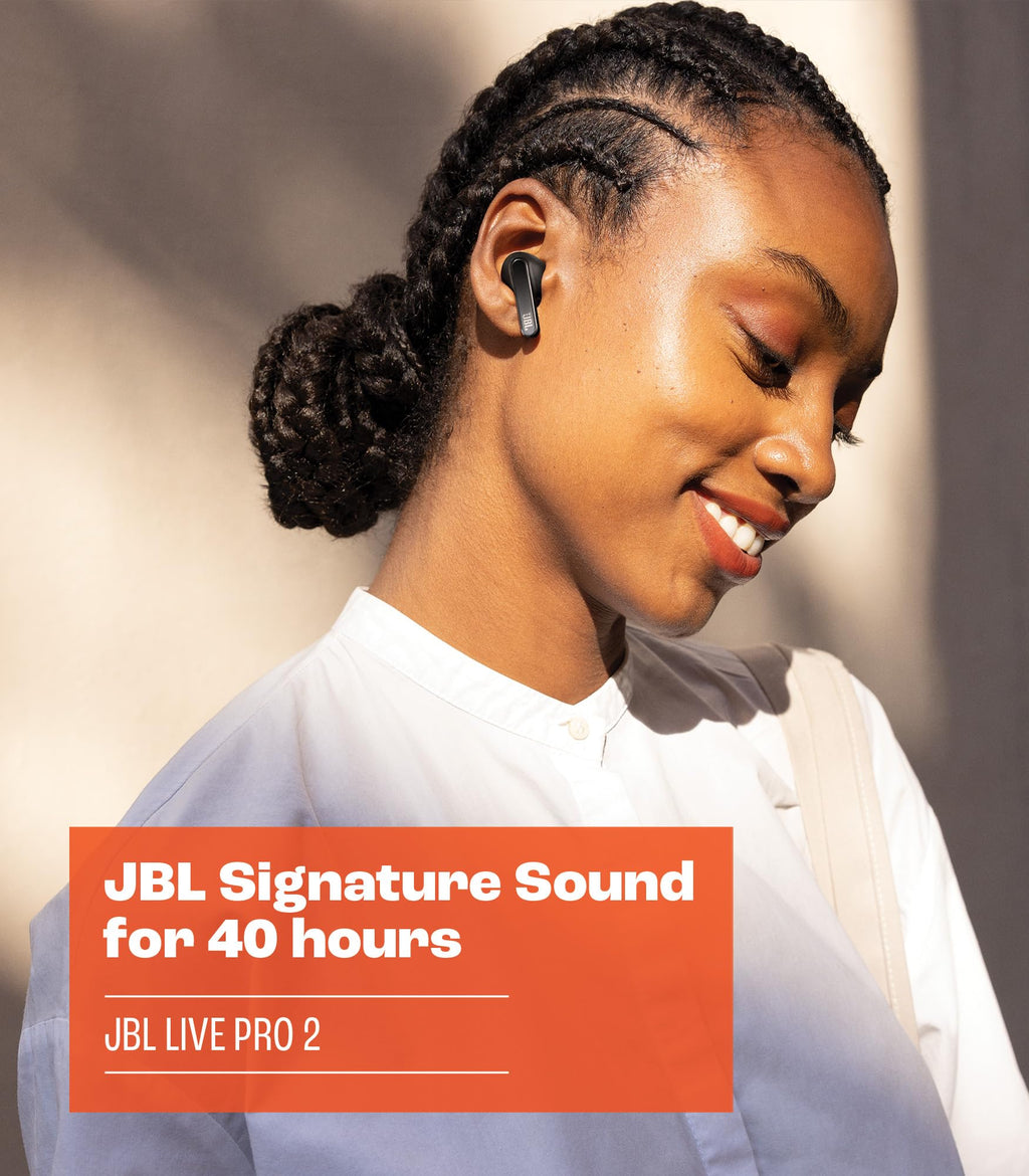 JBL Live Pro 2 TWS - Noise Cancelling Earbuds - Silver