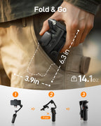 hohem iSteady V3 Ultra 3-Axis Gimbal Stabilizer for iphone & Android