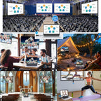 Wireless HDMI PRO- Transmitter and Four Receiver, Portable Multi-TVs Extender Kit, Plug and Play, Heat-Control, 5.8G/2.4G @60Hz 165FT/50M, Stream Video Wirelessly from Laptop to Multiple HDTVs/Monitor