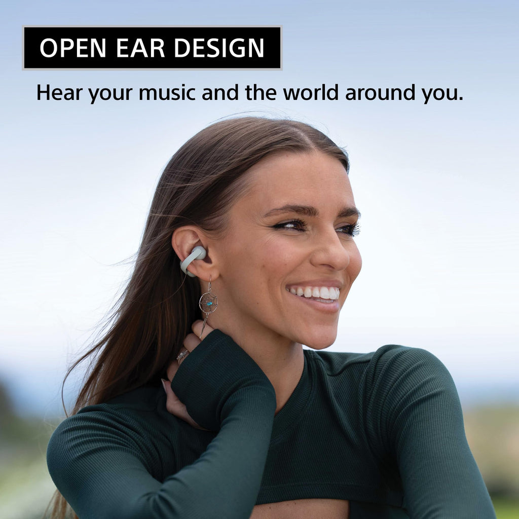 Sony LinkBuds Clip Open-Ear Truly Wireless Earbuds Clip-On Design, Black