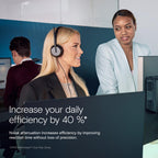 EPOS Impact 860T ANC Dual-Sided Wired Headset with Active Noise Cancellation, Microsoft Teams Certified, USB C and USB A, Super Wideband Audio, Ideal for Office Calls, Zoom, Home & Hybrid Work, Black