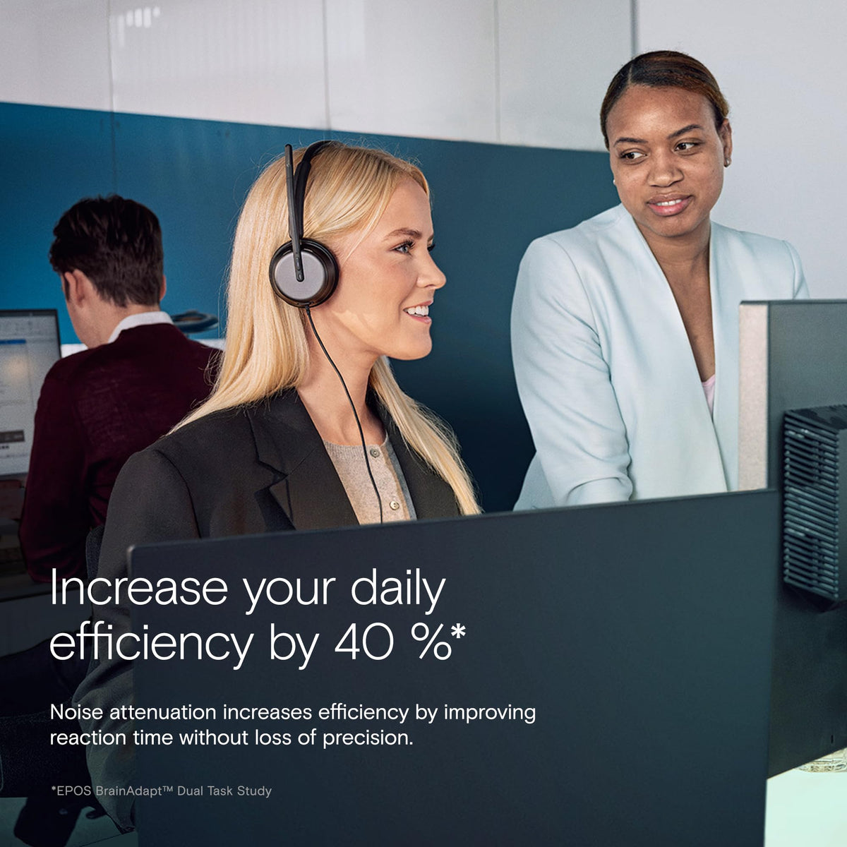 EPOS Impact 860T ANC Dual-Sided Wired Headset with Active Noise Cancellation, Microsoft Teams Certified, USB C and USB A, Super Wideband Audio, Ideal for Office Calls, Zoom, Home & Hybrid Work, Black