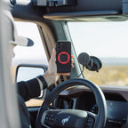 Quad Lock Heavy Duty Suction Car Phone Mount with MAG Phone Case and MAG Wireless Charging Head for Pixel 11 Pro XL