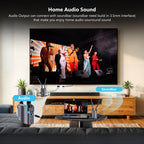 Wireless HDMI Transmitter and Receiver,1150ft Los Range,4K UHD Wireless Video Transmission System with 0.1S Latency, for Streaming from DSLR/PC/Laptop to TV/Monitor (WL095P TX+RX)