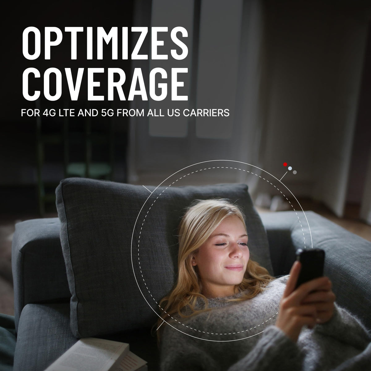 weBoost Home Studio Omni Cell Signal Booster for Homes