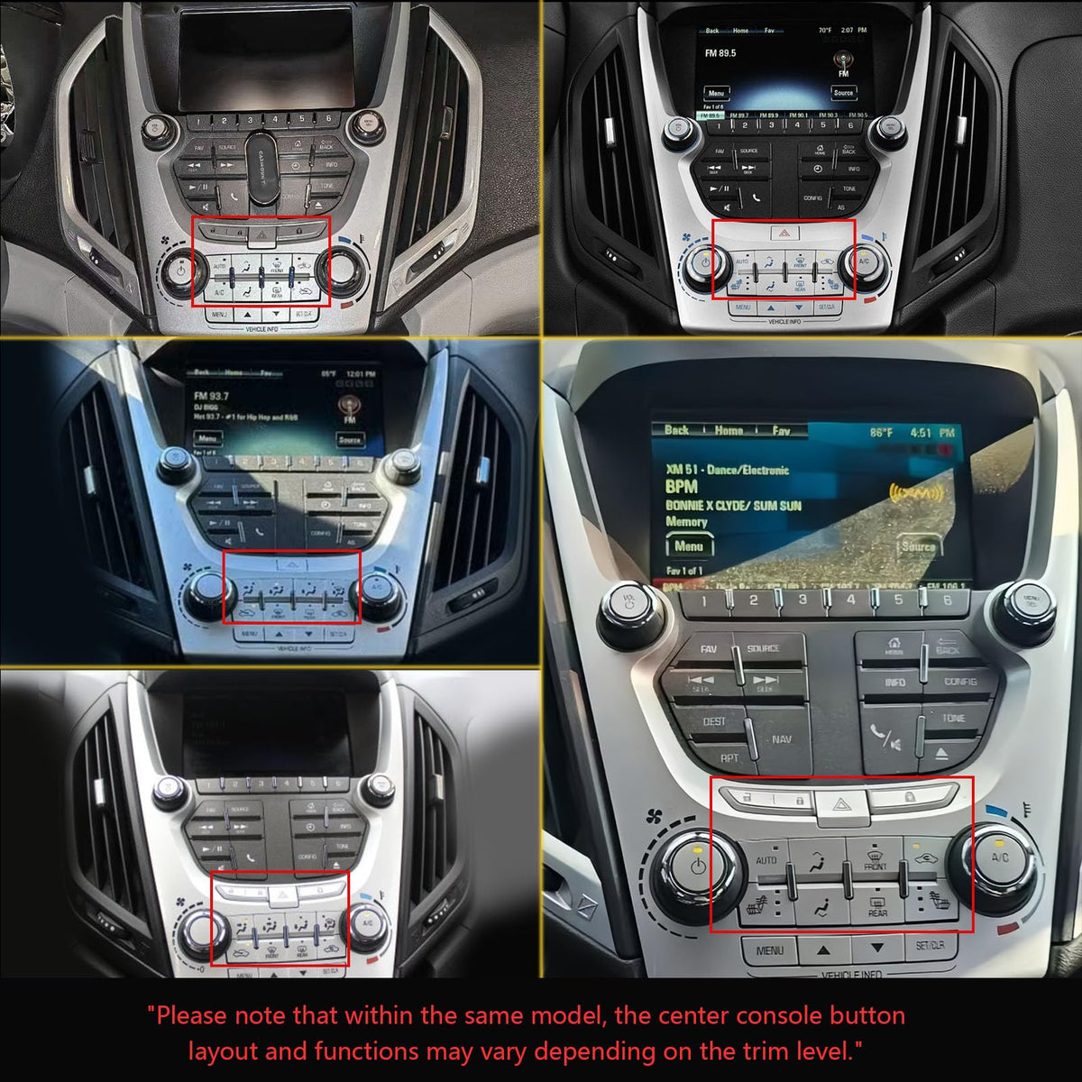 Android 12 Car Stereo, 10.1-inch HD Touchscreen, WiFi GPS Navigation Radio Player with Backup Camera for Chevrolet Equinox, GMC Terrain 2012-2017 (2+32G with Lock)