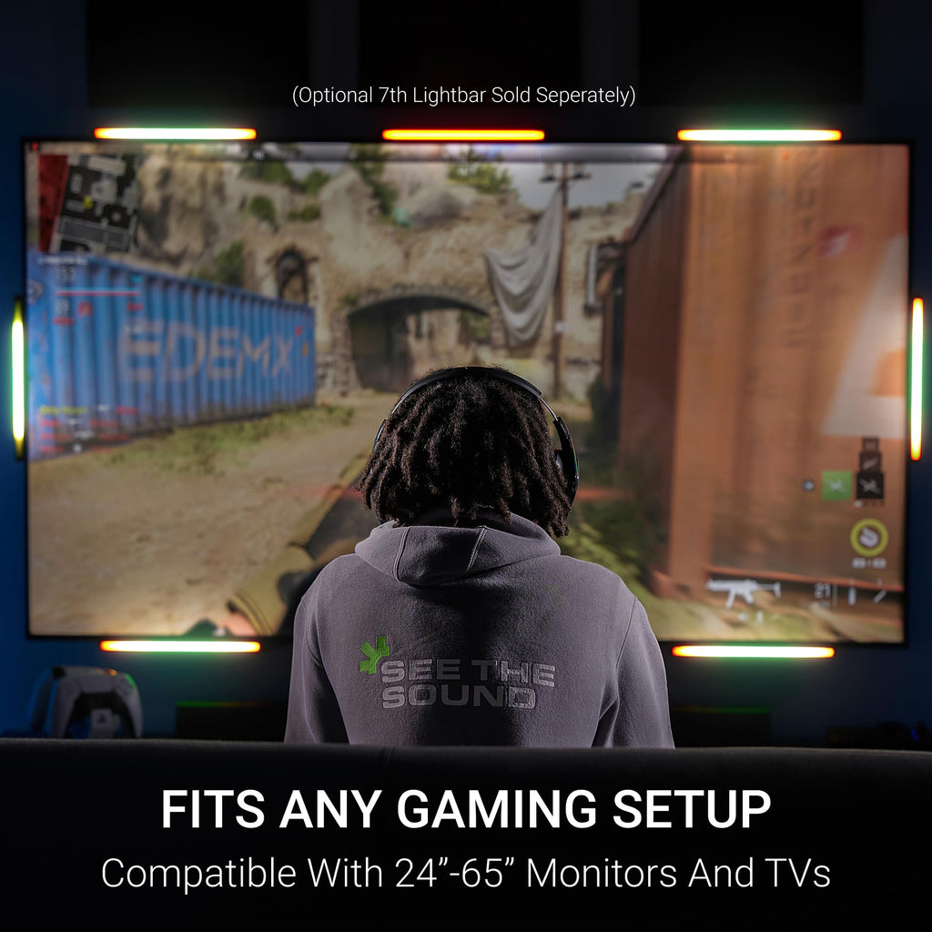 Audio Radar Gaming Light Bars for Deaf and Hard of Hearing Gamers