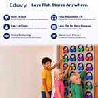 Classroom Headphones Bulk 24 Pack, Wired Assorted Student School Class Set
