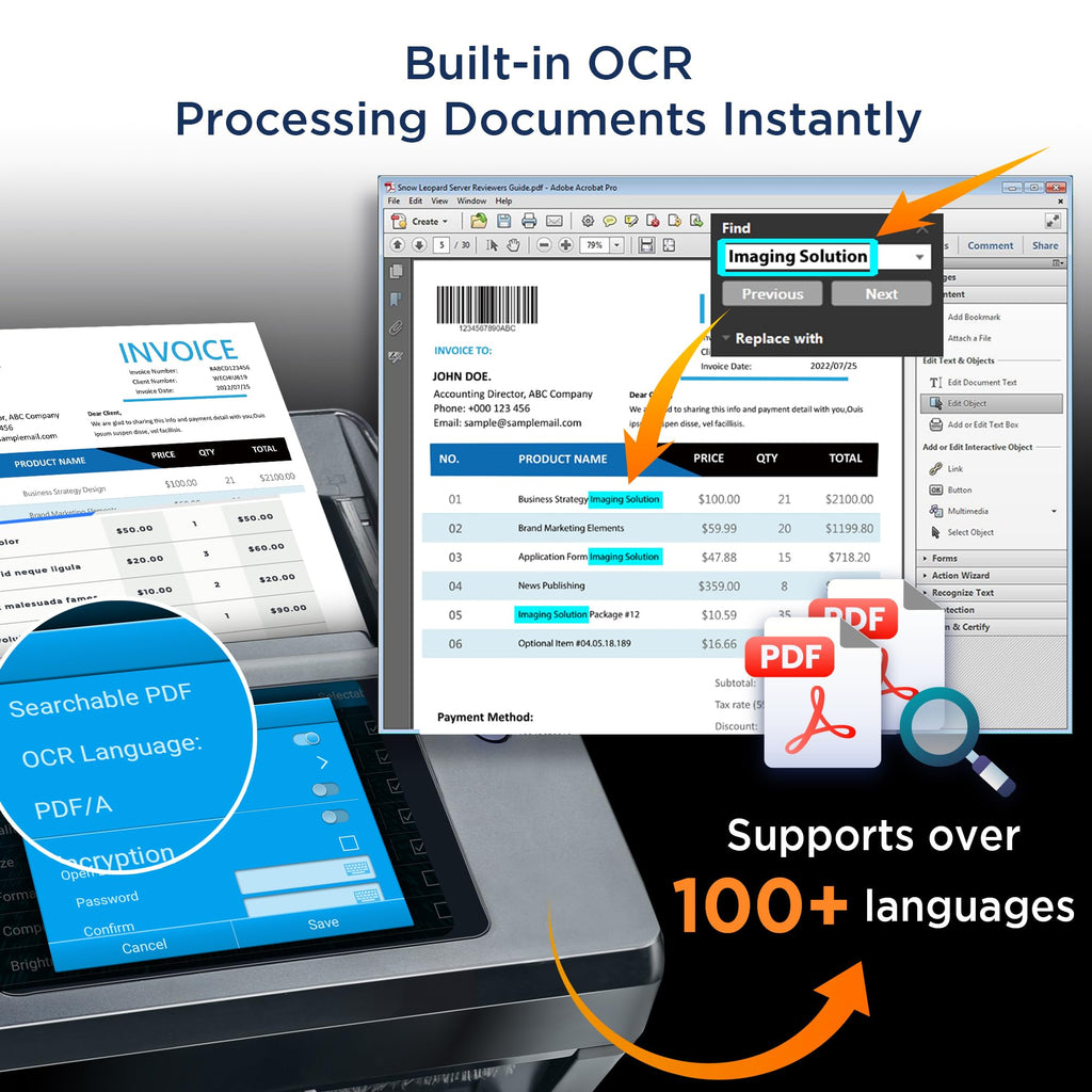 Plustek eScan A450 Pro Network Document Scanner - Direct Scan to SharePoint